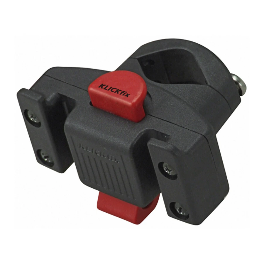 KlickFix Adaptateur de guidon Caddy, noir 1 KlickFix Adaptateur de guidon Caddy, noir