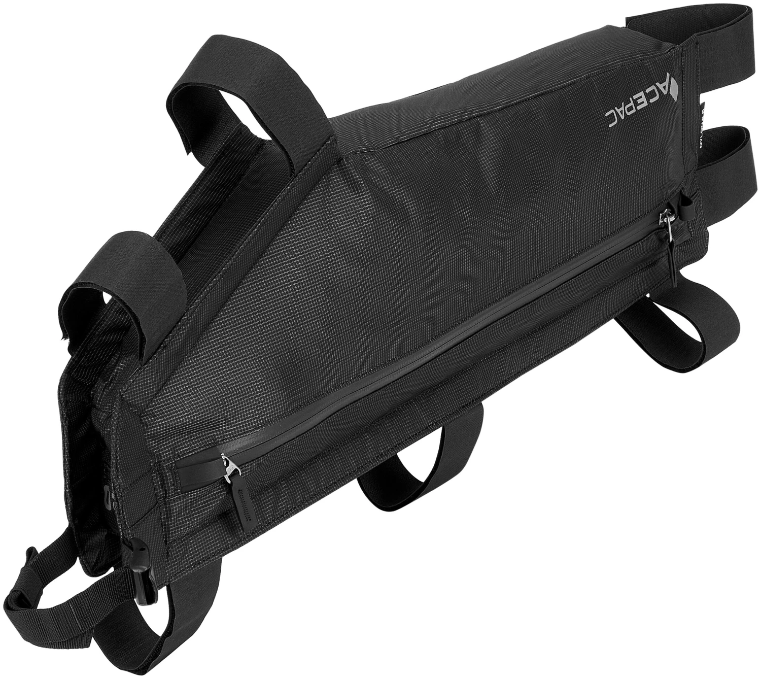 Acepac Zip Sacoche pour cadre de vélo L, gris 3 Acepac Zip Sacoche pour cadre de vélo L, gris – Image 3