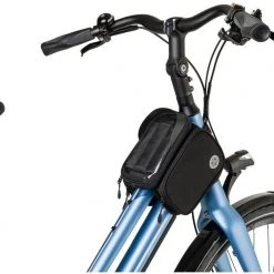 AGU Performance DWR Sac de cadre double, noir -Sacoches Velo Boutique agu performance dwr double frame bag black 4