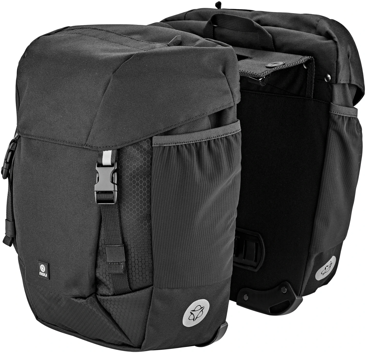 AGU Performance DWR Sacoche double MIK, noir 2 AGU Performance DWR Sacoche double MIK, noir – Image 2