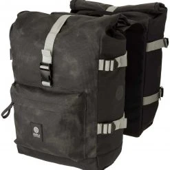 AGU Urban H2O II Sacoche double enroulable sur le haut MIK, noir