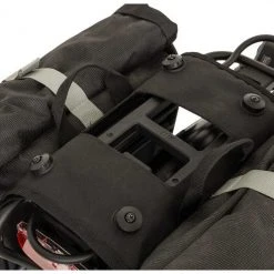 AGU Urban H2O II Sacoche double enroulable sur le haut MIK, noir -Sacoches Velo Boutique agu urban double pannier bag mik reflective mist 5