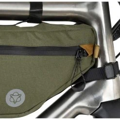 AGU Venture Sacoche de cadre Grand, olive 7 AGU Venture Sacoche de cadre Grand, olive -Sacoches Velo Boutique agu venture tube frage bag large army green 3