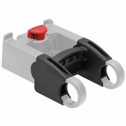 KlickFix Kit Entretoises pour adaptateur de guidon 43mm, argent/noir