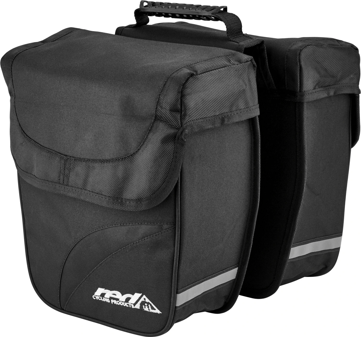 Red Cycling Products Double City Bag Sacoche vélo, noir 1 Red Cycling Products Double City Bag Sacoche vélo, noir