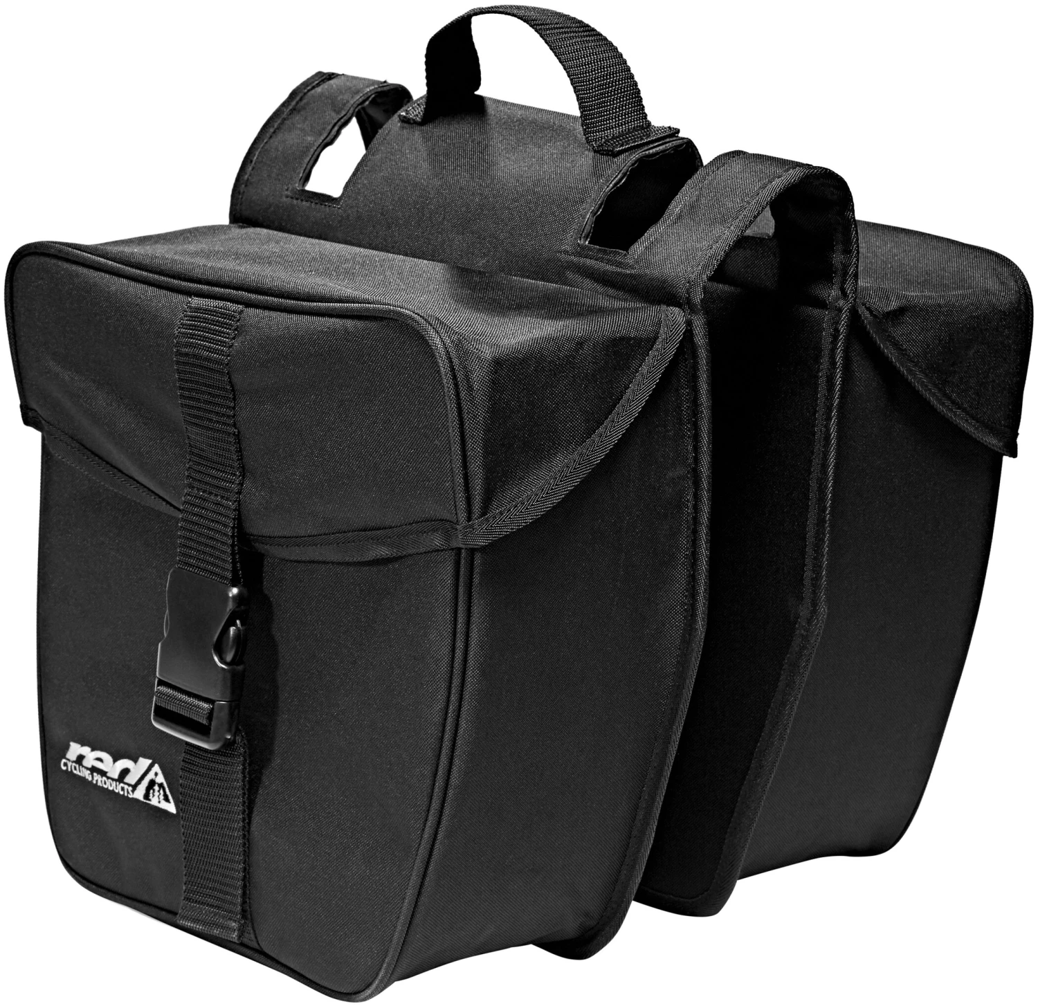 Red Cycling Products Double Urban Bag Sacoche vélo, noir 1 Red Cycling Products Double Urban Bag Sacoche vélo, noir