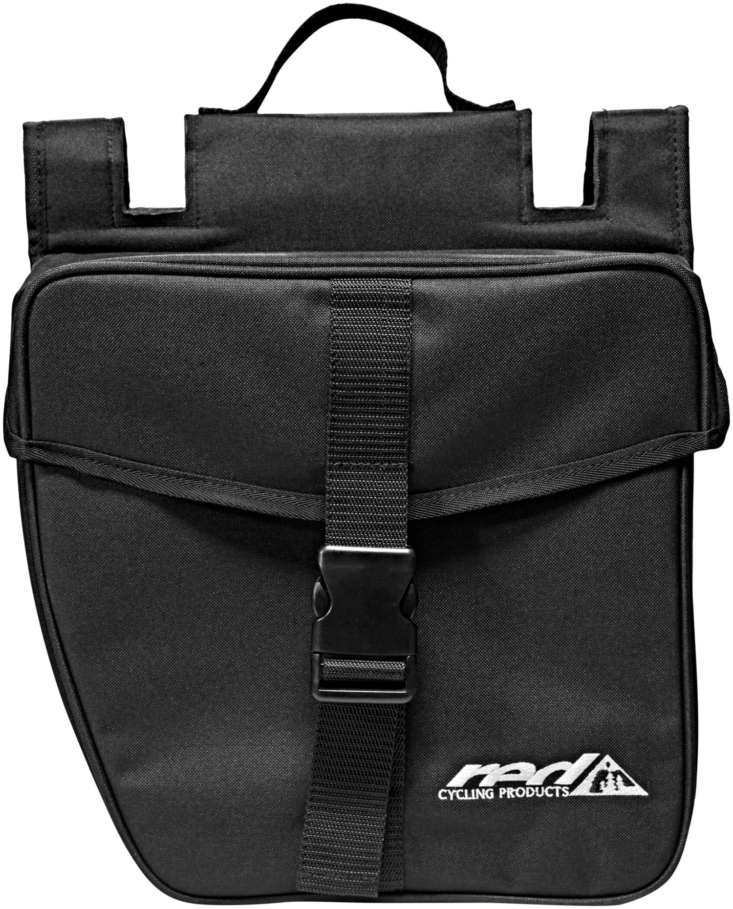 Red Cycling Products Double Urban Bag Sacoche vélo, noir 2 Red Cycling Products Double Urban Bag Sacoche vélo, noir – Image 2
