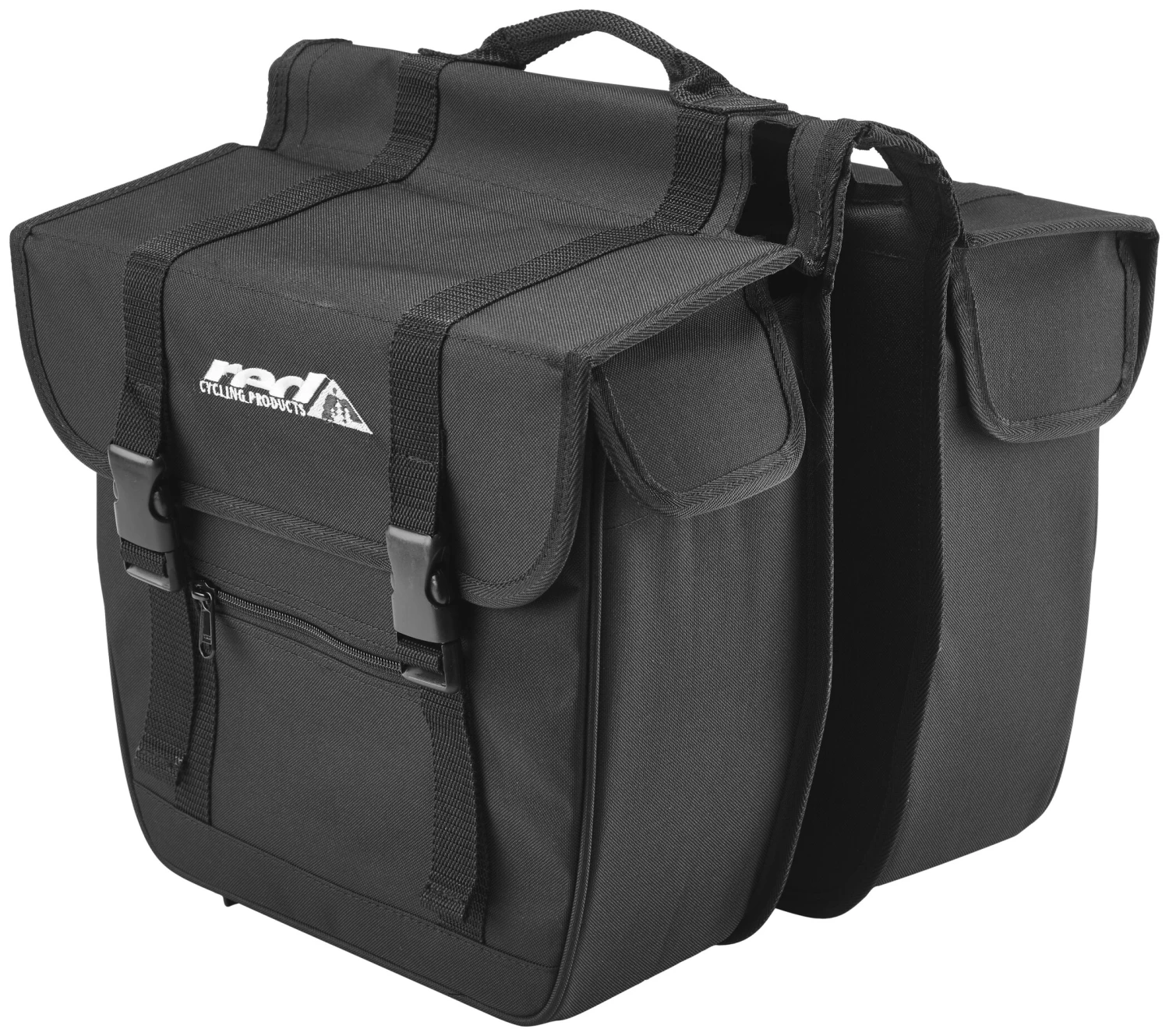 Red Cycling Products Travel Double Bag Sacoche vélo, noir 1 Red Cycling Products Travel Double Bag Sacoche vélo, noir