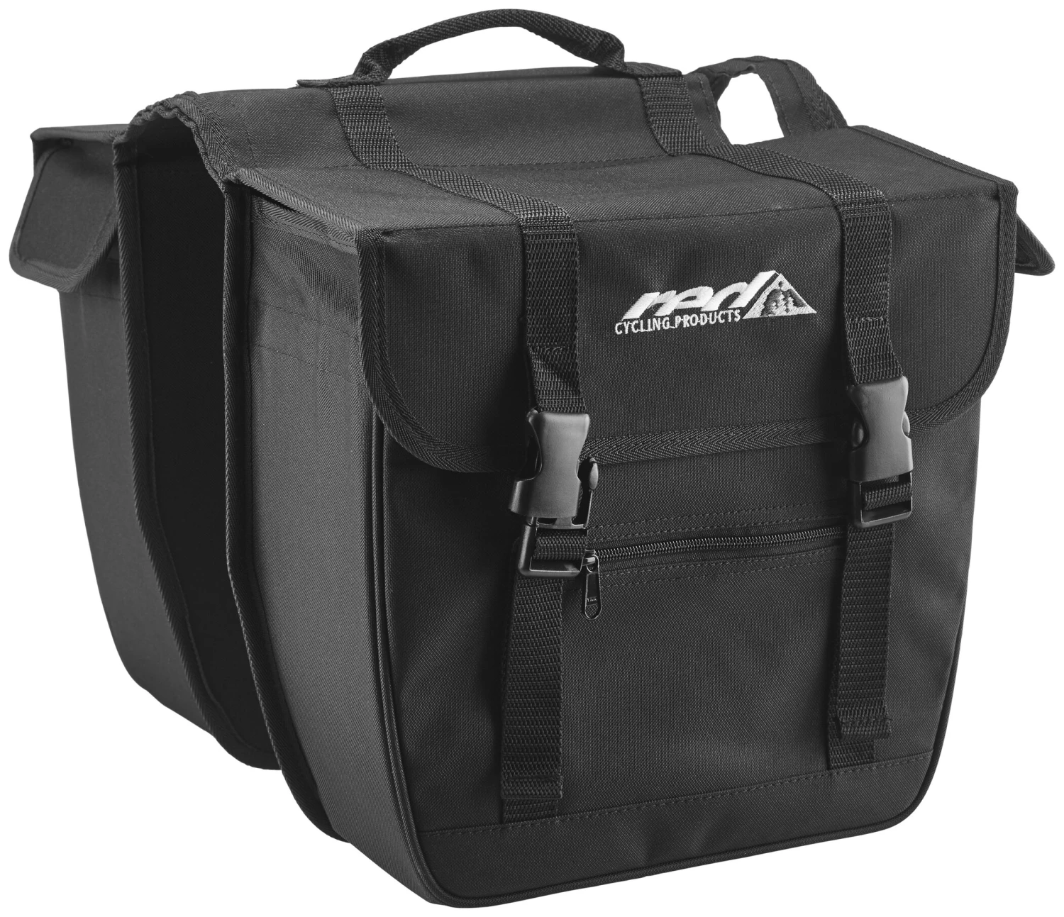 Red Cycling Products Travel Double Bag Sacoche vélo, noir 2 Red Cycling Products Travel Double Bag Sacoche vélo, noir – Image 2