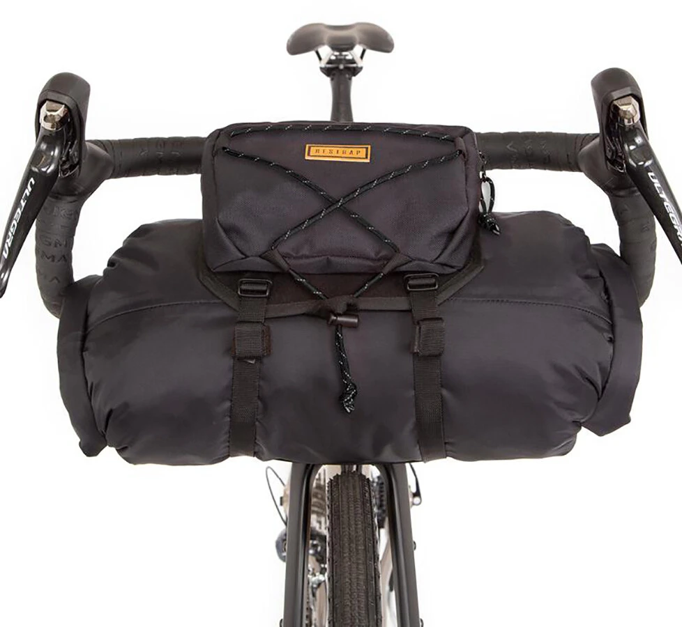 Restrap Bar Bag Étui Avec un sac étanche de 14l et une pochette pour la nourriture de 1,5l, noir 1 Restrap Bar Bag Étui Avec un sac étanche de 14l et une pochette pour la nourriture de 1,5l, noir