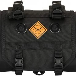 Restrap Bar Bag Holster M avec pochette alimentaire, noir -Sacoches Velo Boutique restrap bar bag holster with food pouch black 3