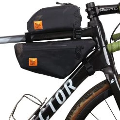 WOHO X-Racing Sacoche Dry Bag de cadre S, noir -Sacoches Velo Boutique woho x racing frame dry bag s diamond cybercam black 6