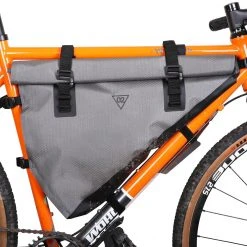 WOHO X-Touring Sacoche pour cadre de vélo L, gris -Sacoches Velo Boutique woho x touring frame bag dry l honeycomb iron grey 3