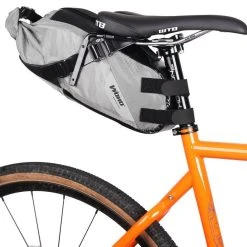 WOHO X-Touring Sacoche de guidon étanche S, gris -Sacoches Velo Boutique woho x touring saddle dry bag s honeycomb iron grey 6