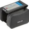 XLC Sacoche pour cadre de vélo avec housse pour téléphone, noir
